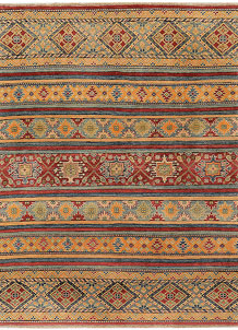 Multi Colored Kazak 5' 1 x 6' 9 - SKU 73254