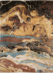 Multi Colored Abstract 8' 10 x 11' 10 - SKU 73299