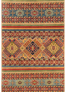 Multi Colored Kazak 2' 7 x 6' 2 - SKU 73321