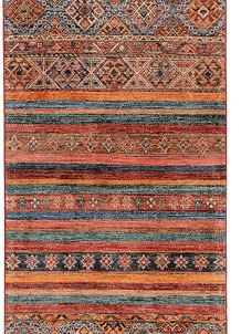 Multi Colored Kazak 2' 8 x 9' 9 - SKU 73343