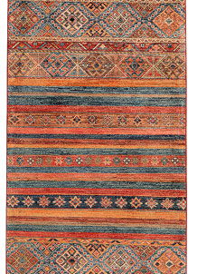 Multi Colored Kazak 2' 9 x 9' 10 - SKU 73345