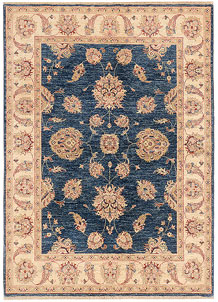 Midnight Blue Ziegler 4' 11 x 6' 10 - SKU 73362