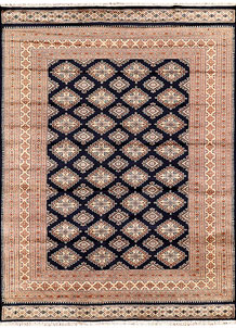 Midnight Blue Jaldar 6' 6 x 8' 2 - SKU 73377