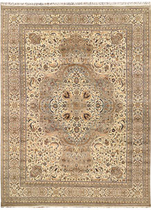 Navajo White Kirman 9' 1 x 12' 4 - SKU 73390