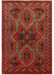 Red Mamluk 6' 11 x 9' 11 - SKU 73427