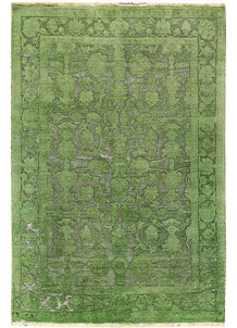 Dark Sea Green Overdyed 5' 5 x 7' 11 - SKU 73434