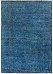 Steel Blue Overdyed 5' 11 x 8' 5 - SKU 73437
