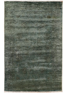 Dark Olive Green Overdyed 3' 8 x 5' 7 - SKU 73444