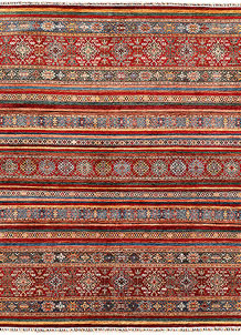 Multi Colored Kazak 7' 11 x 9' 9 - SKU 73450