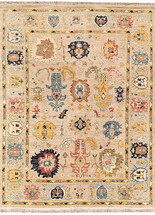 Blanched Almond Oushak 7' 10 x 10' 1 - SKU 73469