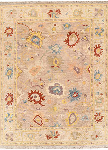 Bisque Oushak 9' 3 x 11' 10 - SKU 73475