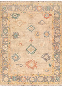 Bisque Oushak 9' 1 x 11' 10 - SKU 73479