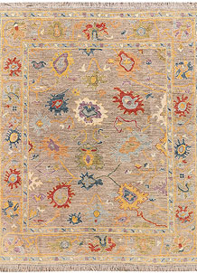 Tan Oushak 8' 2 x 9' 7 - SKU 73482