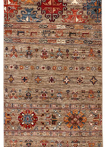 Multi Colored Kazak 2' 8 x 8' 4 - SKU 73505