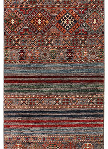 Multi Colored Kazak 2' 9 x 9' 9 - SKU 73507