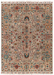 Tan Kazak 5' x 6' 9 - SKU 73517