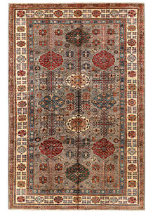Tan Kazak 6' 6 x 9' 10 - SKU 73533