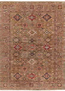 Burlywood Kazak 8' 10 x 11' 10 - SKU 73635