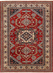 Firebrick Kazak 5' x 6' 8 - SKU 73663