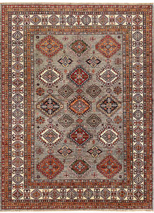 Grey Kazak 8' x 10' - SKU 73666