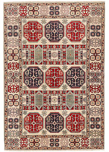 Blanched Almond Kazak 6' 9 x 9' 9 - SKU 73697