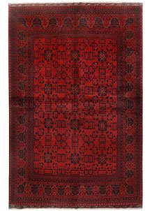 Firebrick Khal Mohammadi 6' 7 x 9' 8 - SKU 73706