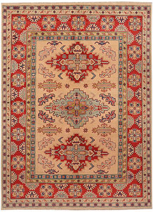 Sandy Brown Kazak 5' x 6' 9 - SKU 73718