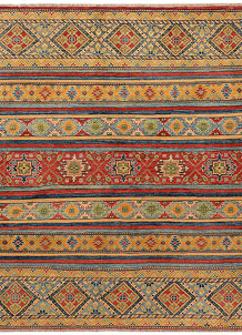 Multi Colored Kazak 5' 1 x 6' 7 - SKU 73719