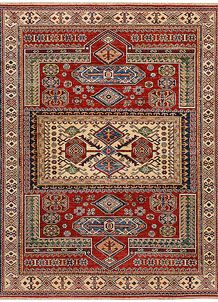 Firebrick Kazak 5' 1 x 6' 5 - SKU 73742