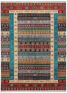 Multi Colored Kazak 5' 10 x 8' 2 - SKU 73749