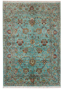 Cadet Blue Kazak 5' 9 x 8' 4 - SKU 73755