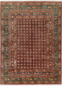Multi Colored Kazak 8' 11 x 11' 11 - SKU 73767