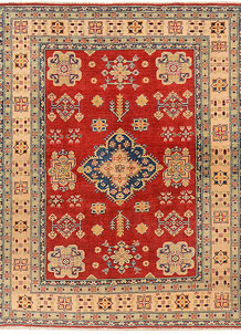 Red Kazak 4' 10 x 6' 2 - SKU 73809