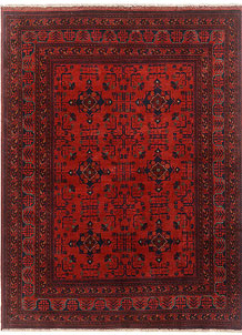 Firebrick Khal Mohammadi 5' 9 x 7' 7 - SKU 73830