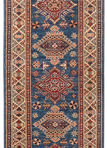 Steel Blue Kazak 2' 6 x 8' 2 - SKU 73926