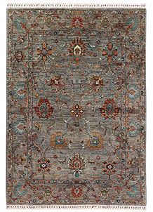 Grey Kazak 4' 9 x 6' 9 - SKU 73930