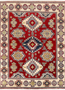 Firebrick Kazak 4' 9 x 6' 1 - SKU 73962