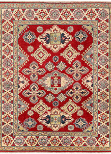 Firebrick Kazak 4' 11 x 6' 3 - SKU 73963