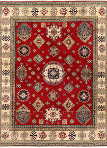 Firebrick Kazak 6' 7 x 8' 2 - SKU 74029