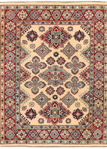 Navajo White Kazak 4' 9 x 6' 3 - SKU 74047